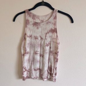 AE Pink Tie-Dye Tank Top